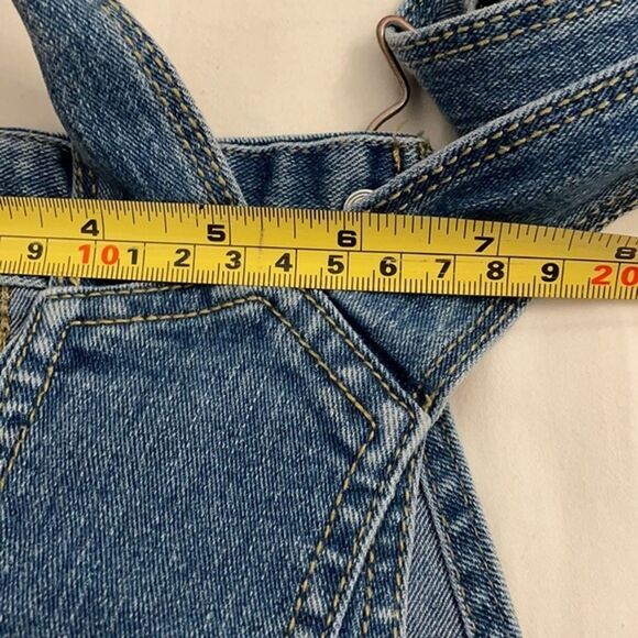 Jordache Denim Dip Dye Overall Shortalls Girl's Size M (7-8) Casual Boho - Picture 5 of 14